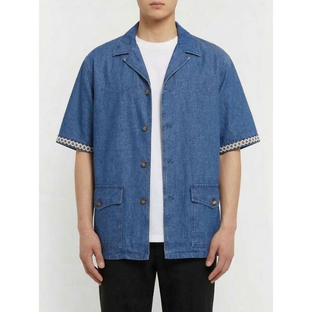 Valentino Shirt Men Blue